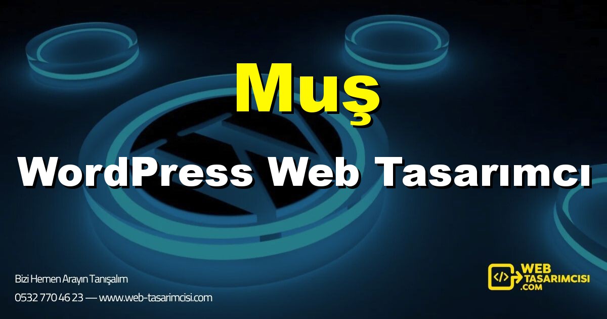 Muş WordPress Web Tasarımcı - Muş WordPress Tema Tasarımı | Muş WordPress Kurulum | web-tasarimcisi.com